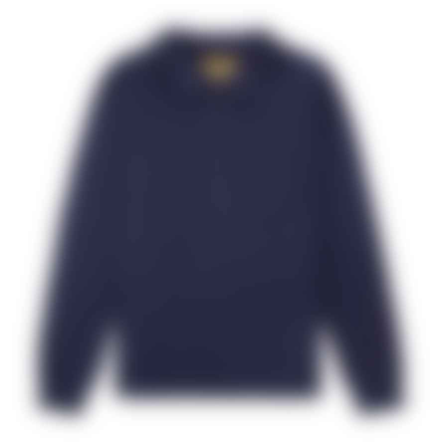 Burrows & Hare  Quarter Zip Sweatshirt - Navy