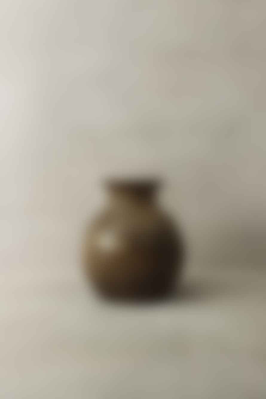 Botanical Boys Vintage Teak Vase - 57.4