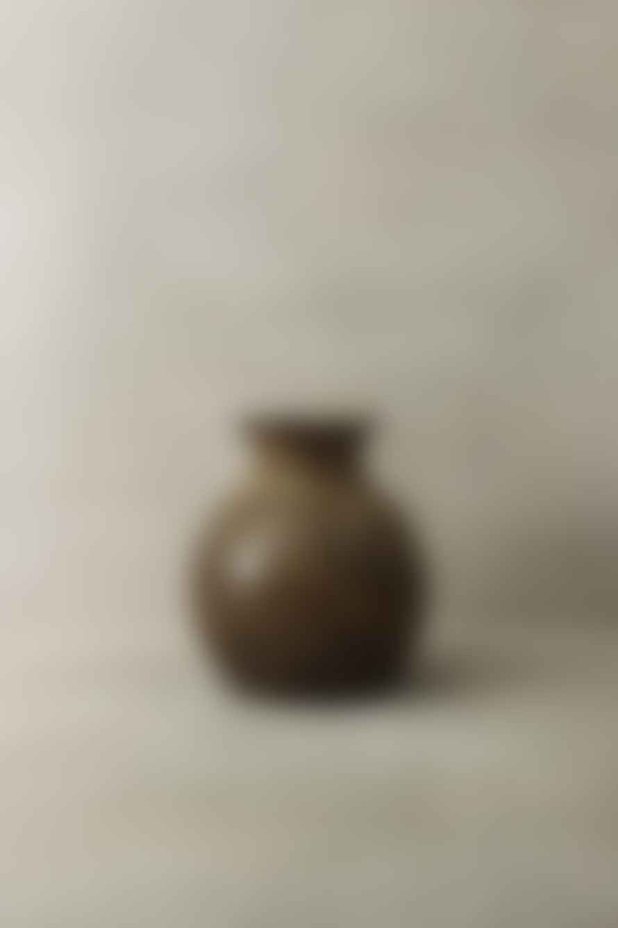 Botanical Boys Vintage Teak Vase - 57.4