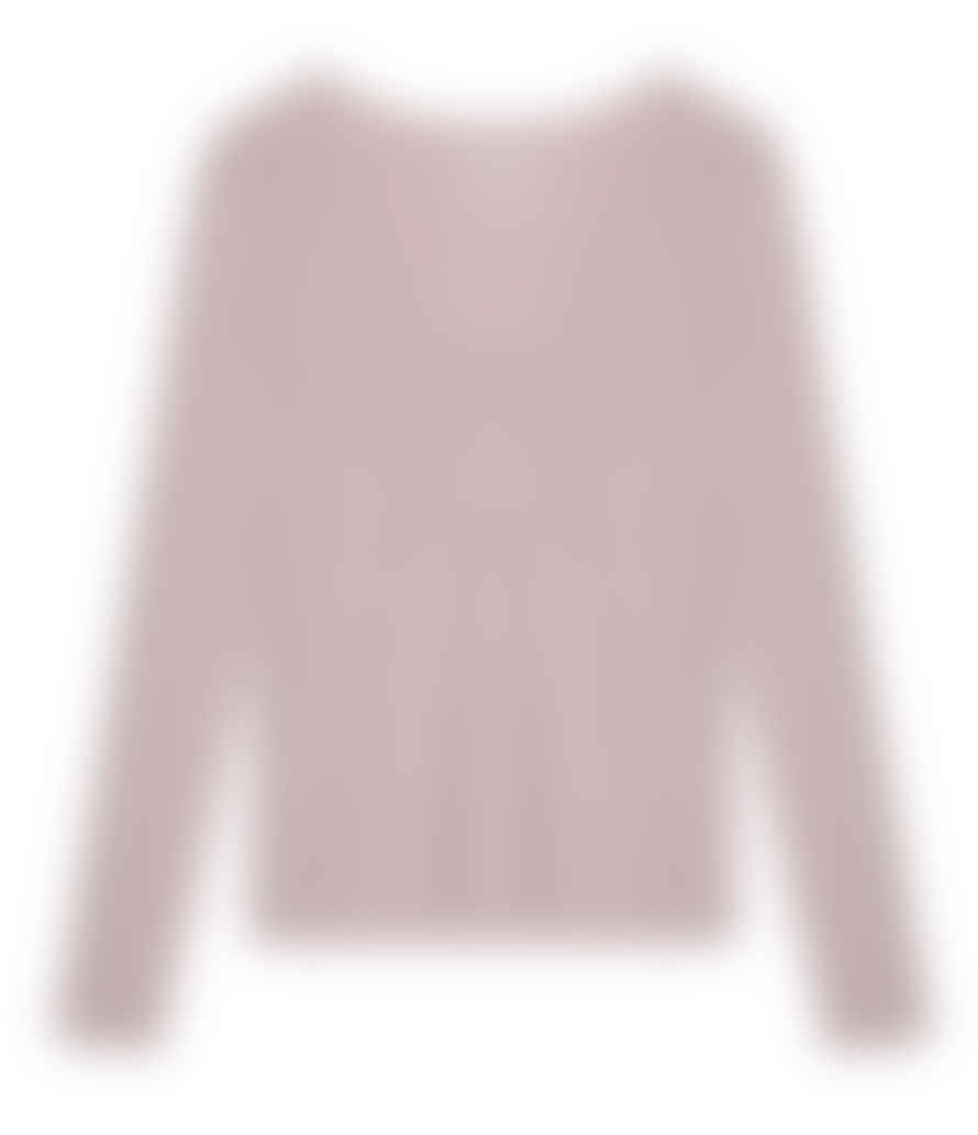 cashmere-fashion-store Majestic Shirt V-ausschnitt Langarm