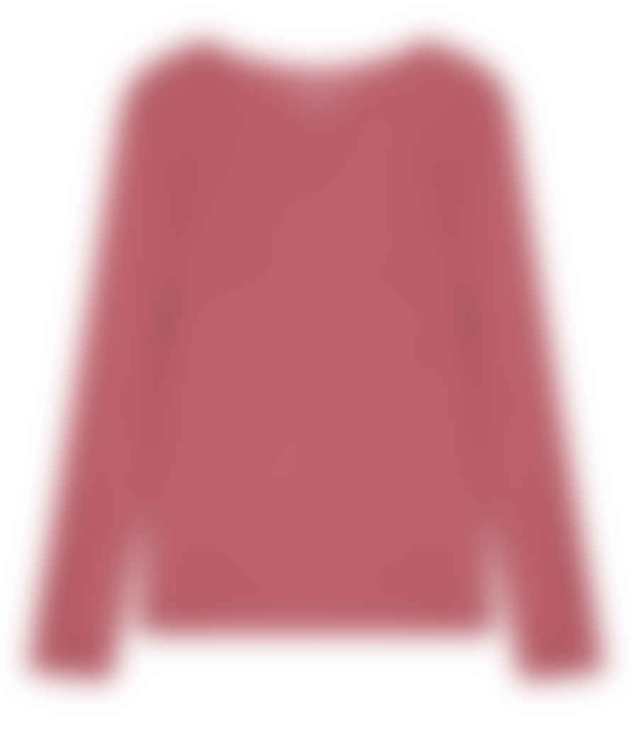 cashmere-fashion-store Majestic Filatures Baumwolle-kaschmir Shirt Rundhalsausschnitt Langarm