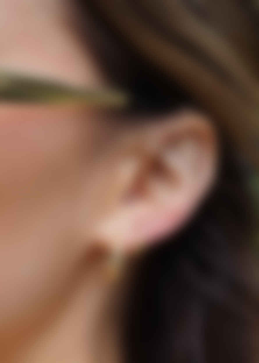 Orelia Tiny Tapered Micro Hoop Earrings