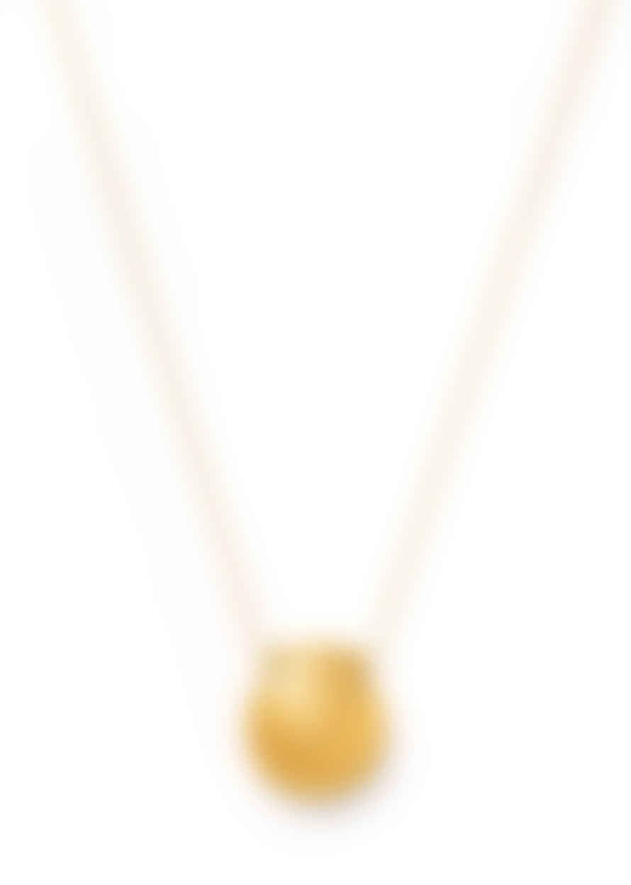 Orelia Domed Shell Threadthru Necklace