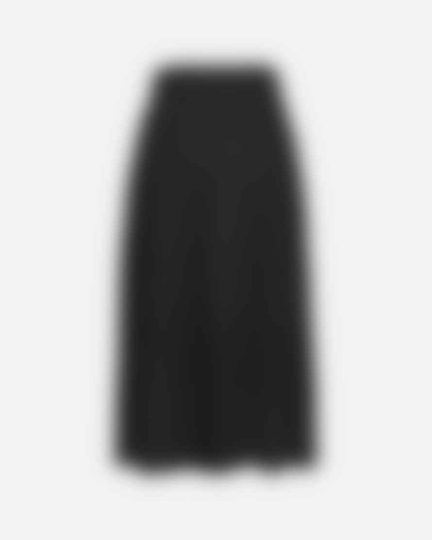 Moss Copenhagen Mschjovene Ginia High Waisted Long Skirt - Black