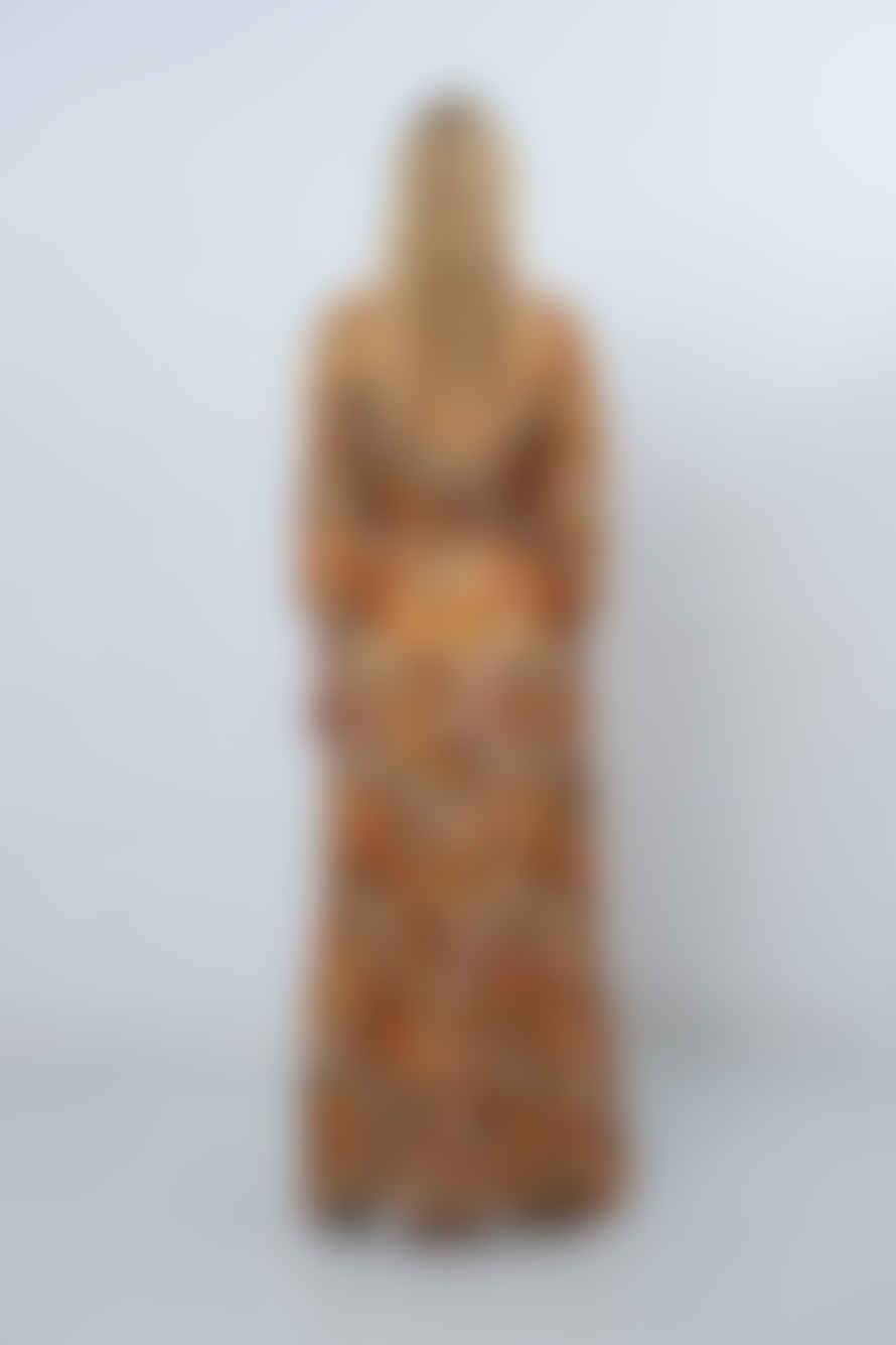 Stella Nova - Silk Printed Maxi Dress