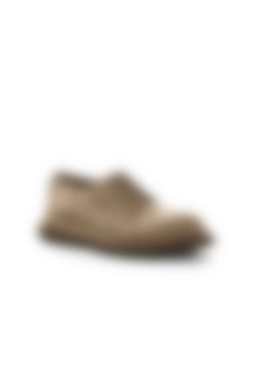 The Antipode Chunky Suede Derby Shoe Dark Sand