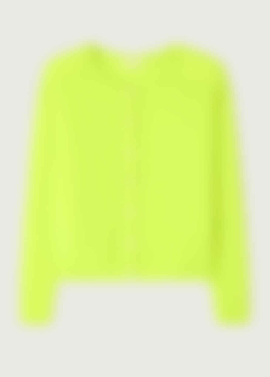 American Vintage Vitow Cardigan - Fluo Yellow