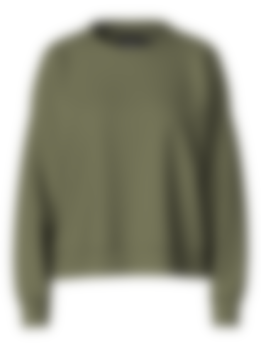 Pieces Chilli Sweatshirt Deep Lichen Green