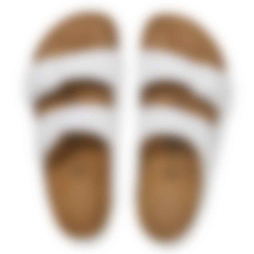 Birkenstock Arizona Natural Leather Sandals - White