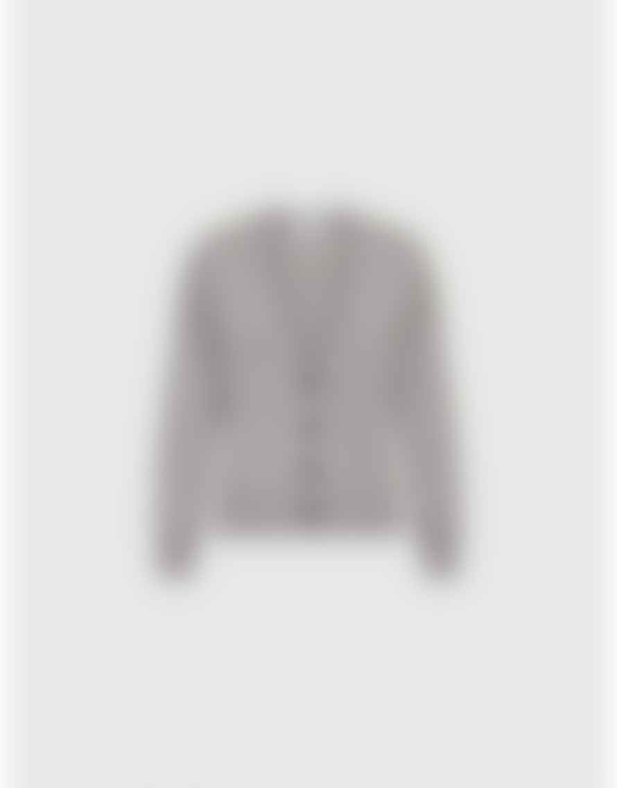 Marella Marella Scorpio Low V Knitted Cardigan Col: 004 Melange Grey, Size: S
