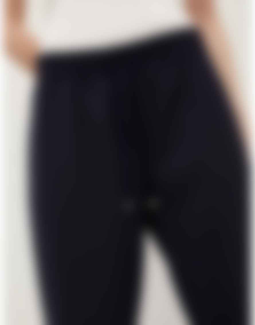 Marella Marella Ricola Relaxed Drawstring Ankle Crop Trousers Col: 002 Navy, S