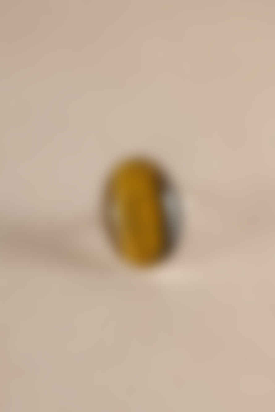 Sunshine and Snow Vintage Tigers Eye Ring Size N