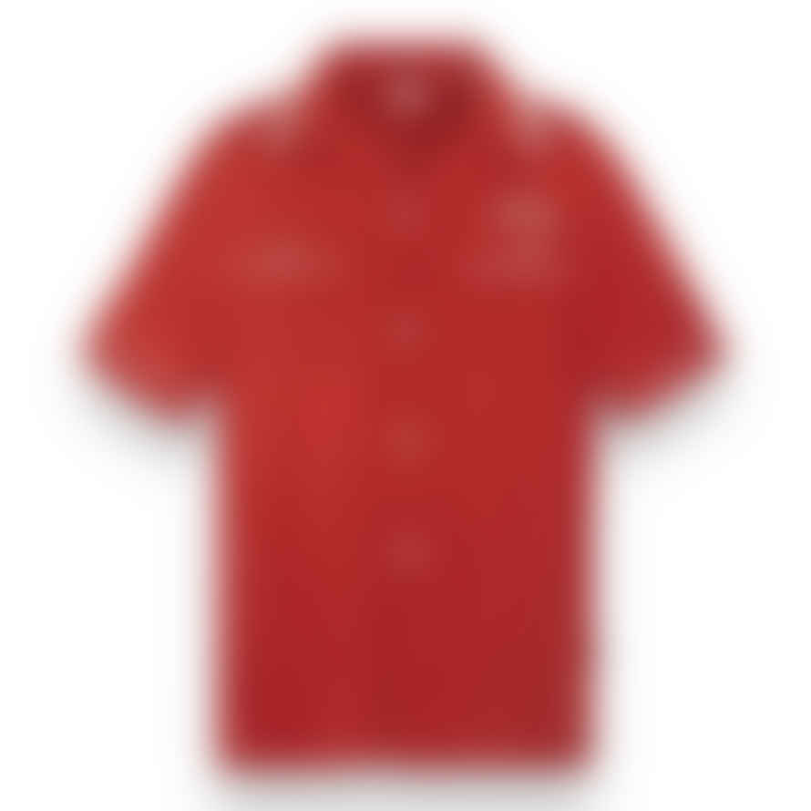 Schott Strike Bowling Shirt - Red