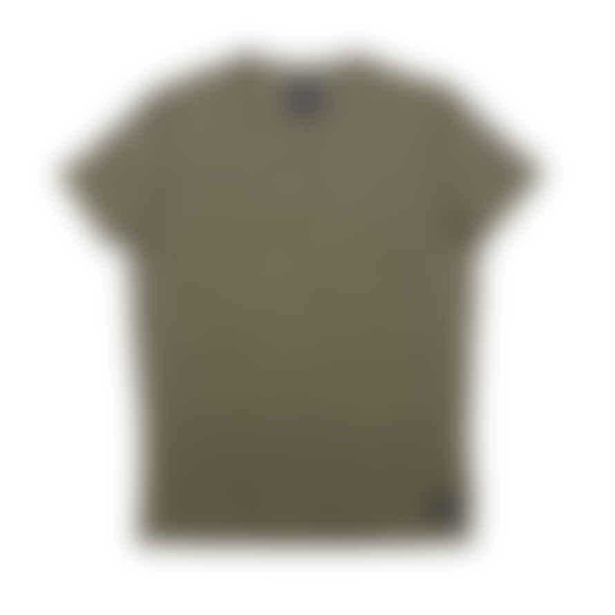 Blue de Genes Totti Linen T-shirt - Army
