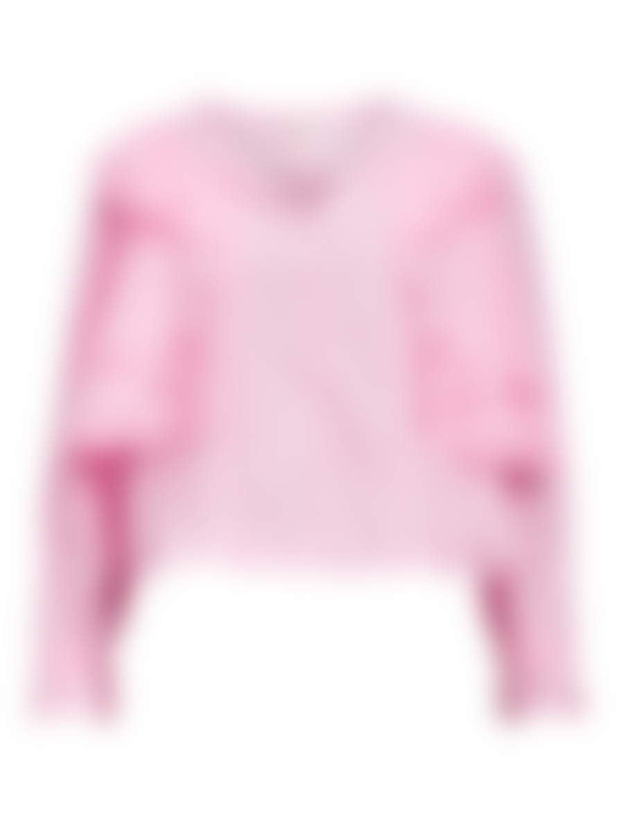 Object Pink Frosting Frill Collared Shirt