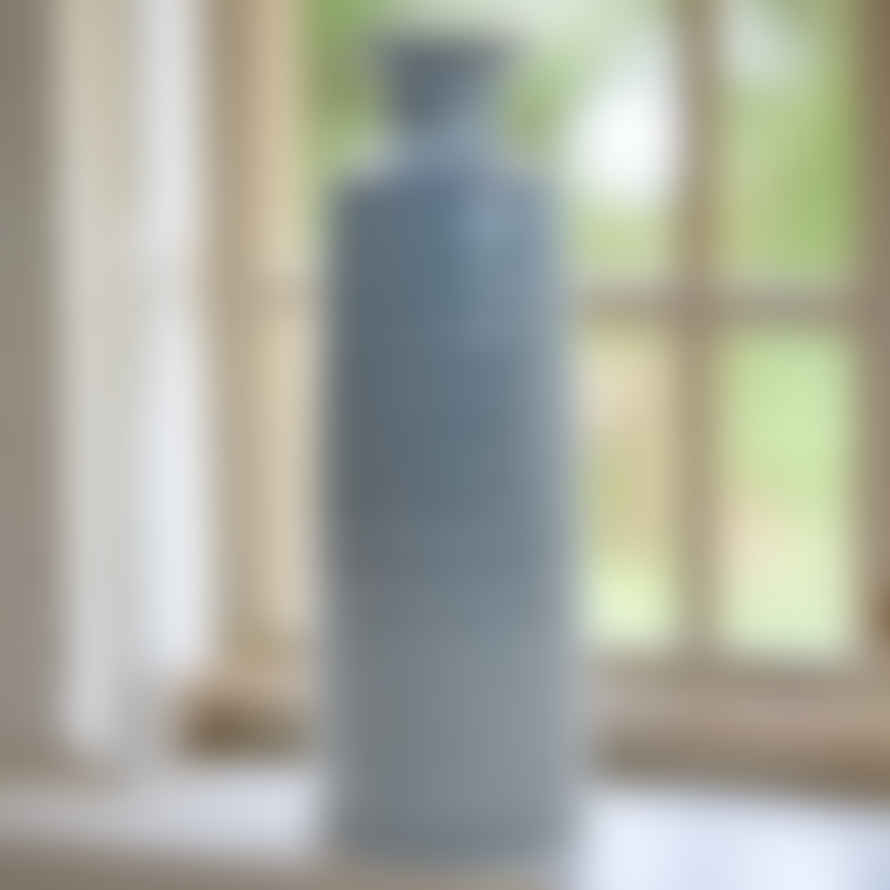 Distinctly Living Reactive Glaze Blue Vase