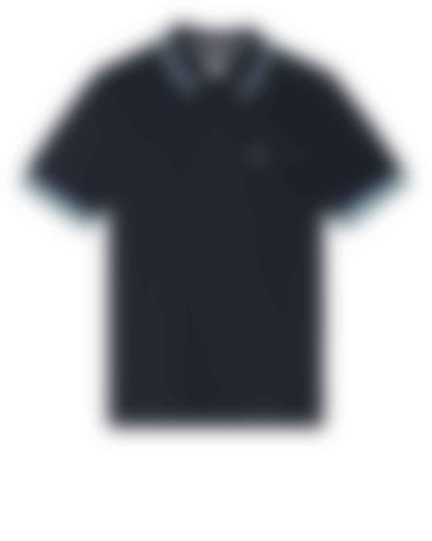 Weekend Offender Levanto Polo Shirt Navy/saltwater Blue