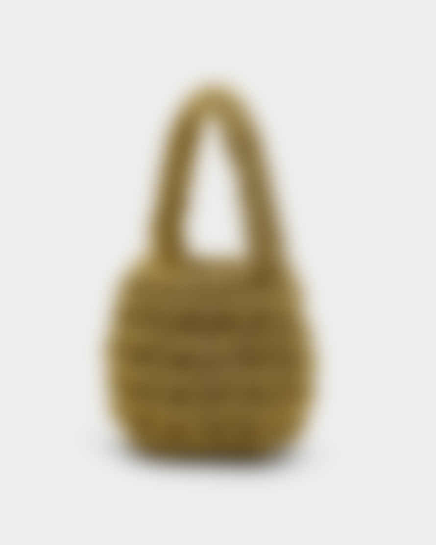 Isla De Gar Hive Bucket Bag In Gold Metallic Cord By