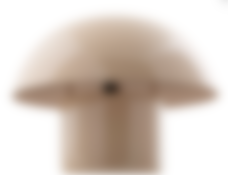 Leitmotiv Soft Brown Fat Mushroom Table Lamp