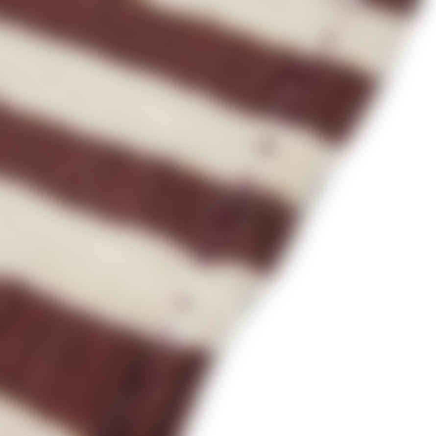 HK Living Cotton Napkins Striped Burgundy (Set of 2)