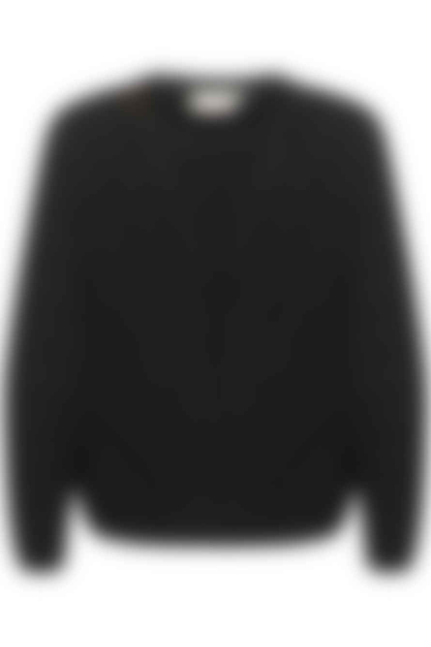 KAFFE Jolie Knit Pullover In Black Deep