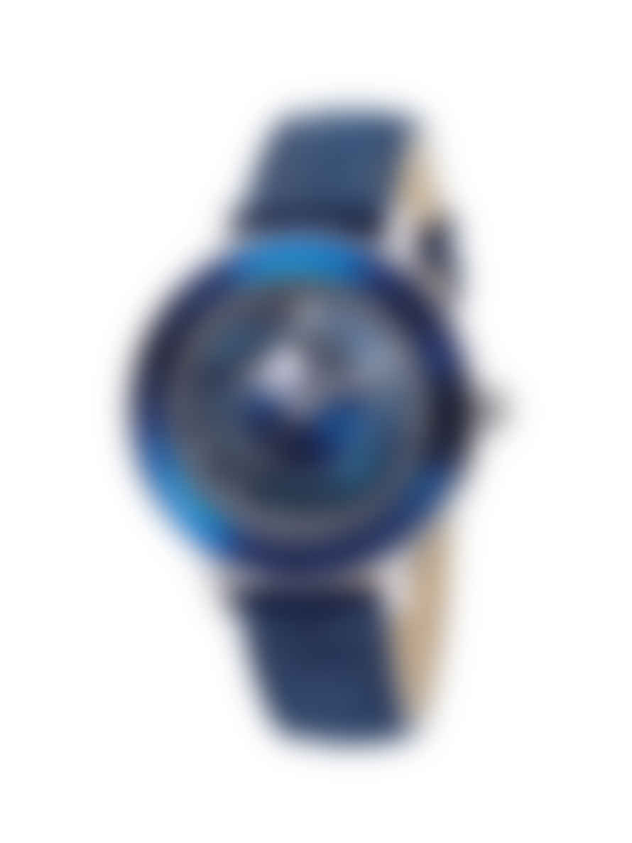 Swarovski Blue Octea Lux Moon Quartz Watch