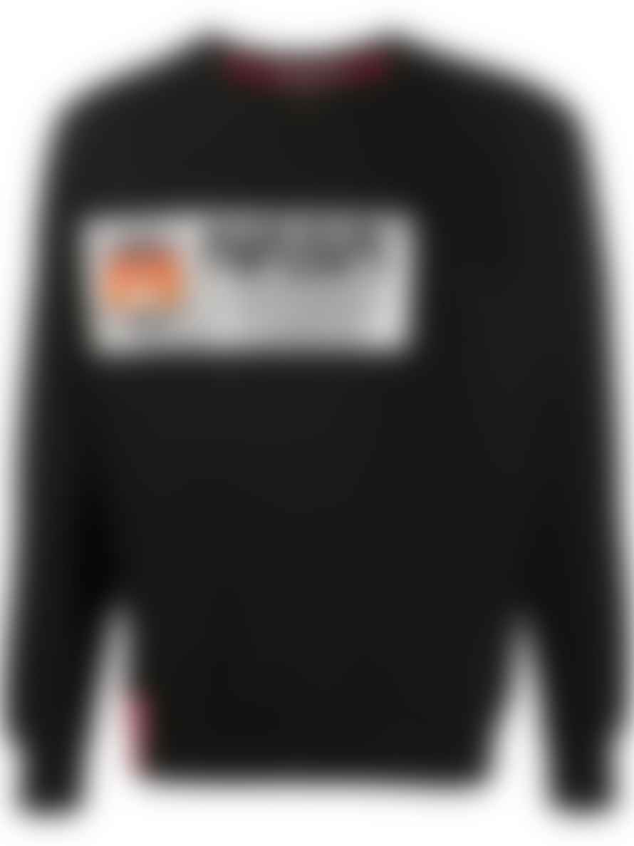 Alpha Industries Black Mars Reflective Sweatshirt