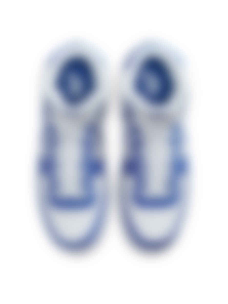 Nike White and Game Royal Terminator High Sneakers