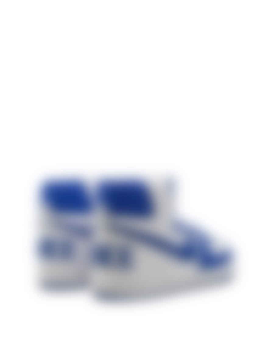 Nike White and Game Royal Terminator High Sneakers