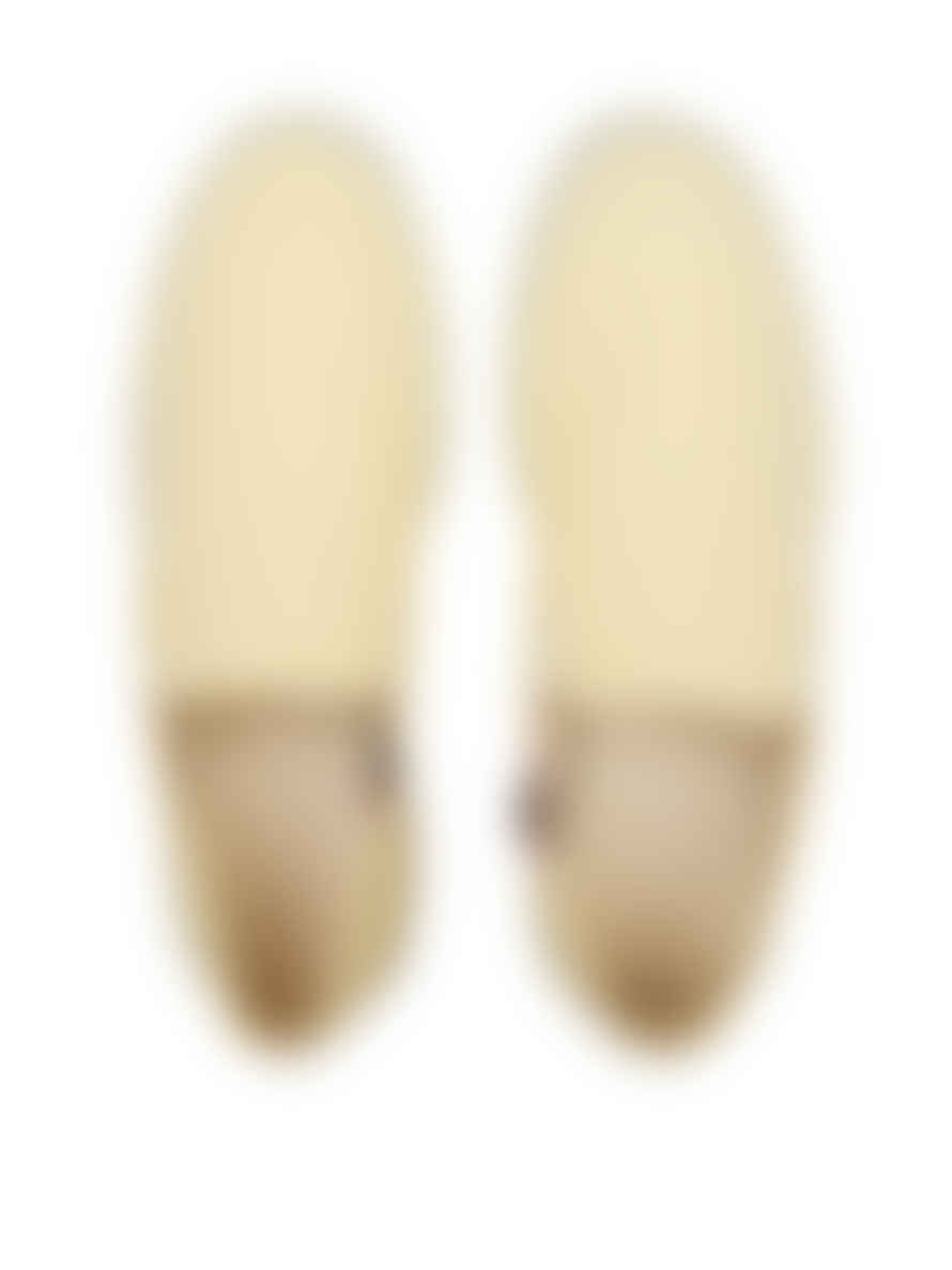 Acne Studios Pale Yellow Ballow Tumbled Slip on Sneakers