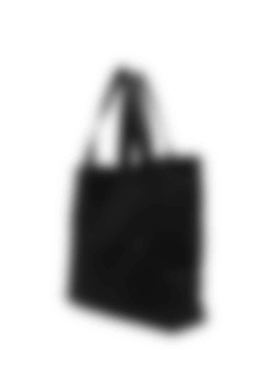 Maison KitsunÃ© Black Palais Royal Logo Shopping Bag