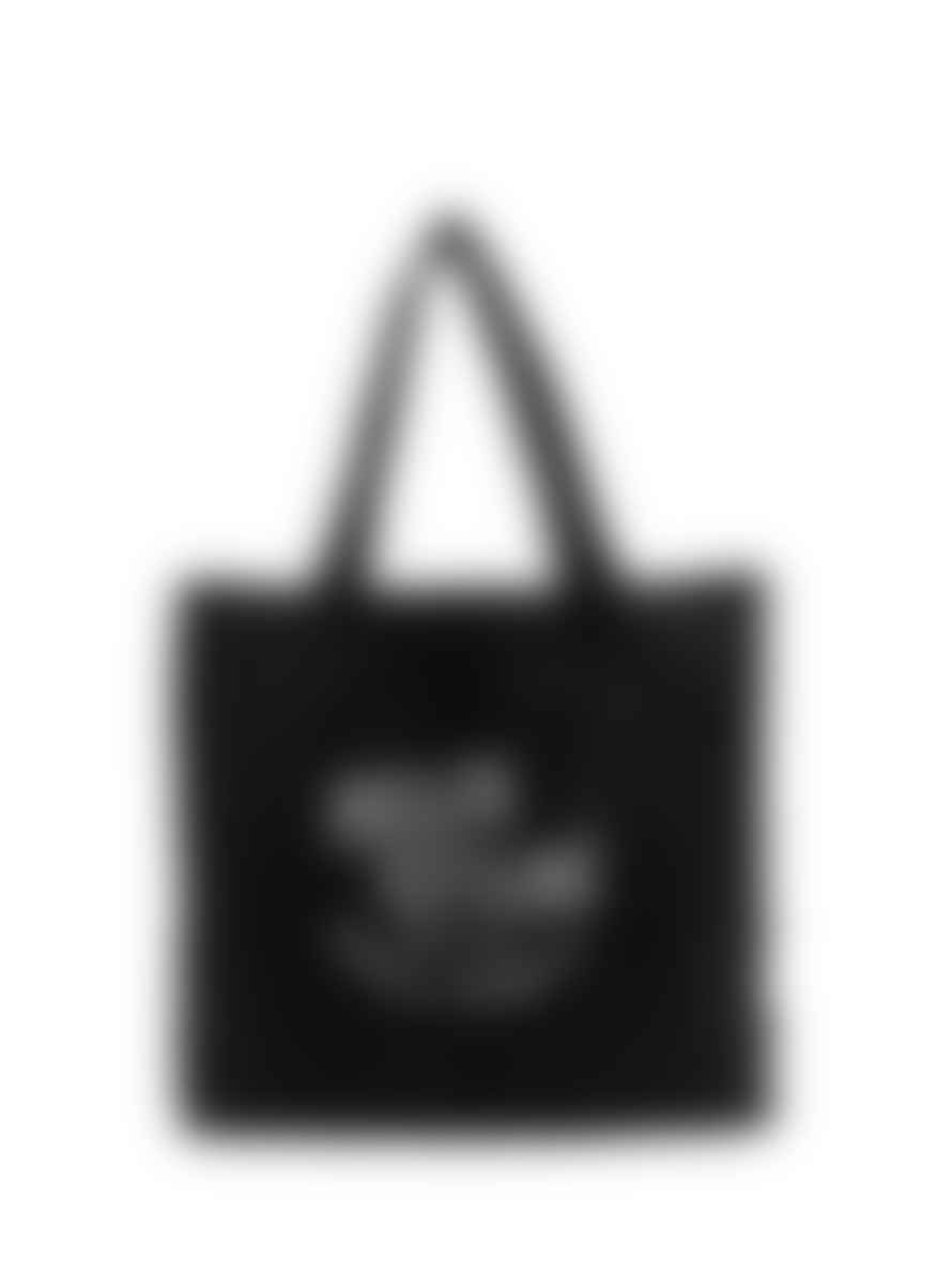 Maison KitsunÃ© Black Palais Royal Logo Shopping Bag