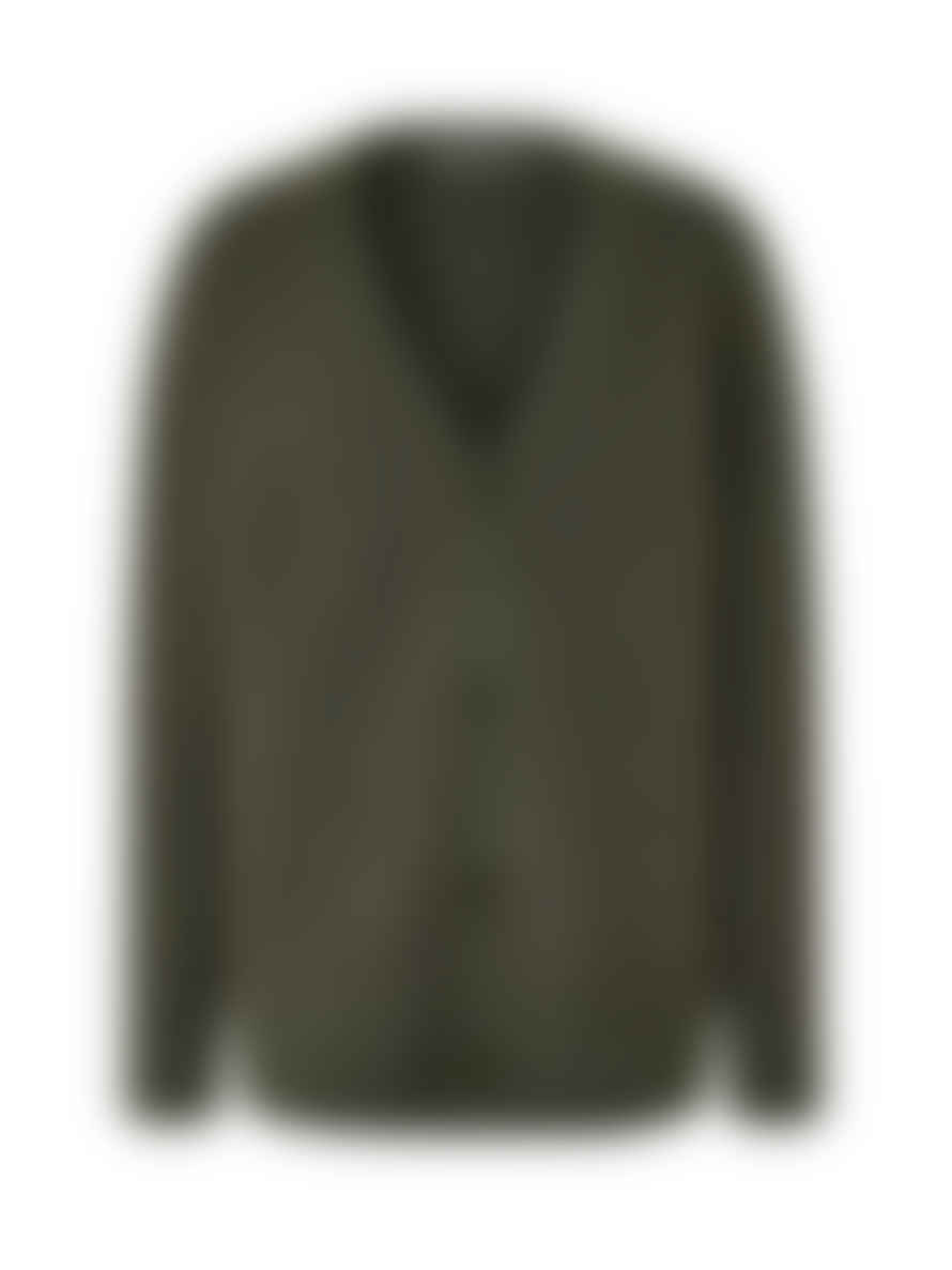 Acne Studios Forest Green Korval Knitted Cardigan