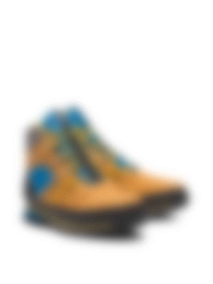 Timberland Wheat and Blue Euro Hiker Reimagined Wp Boots