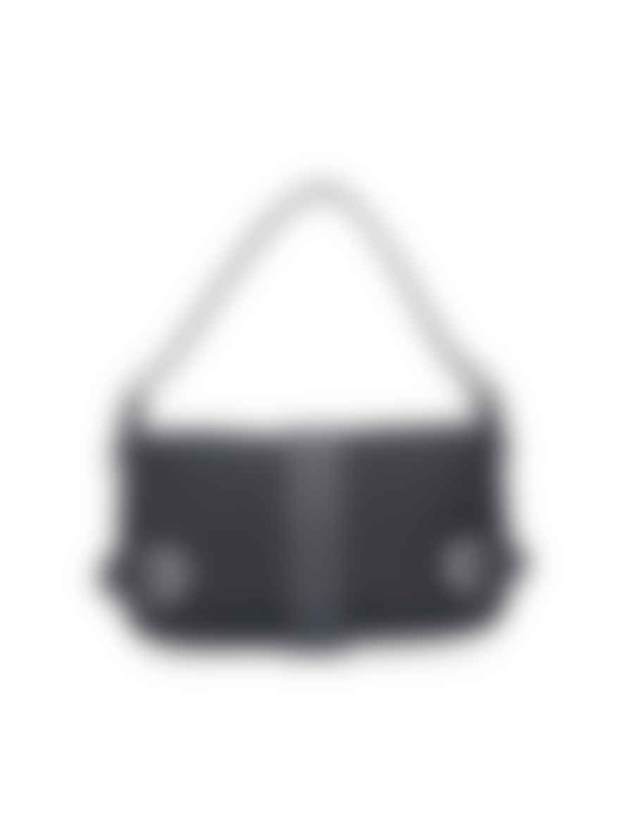 Bottega Veneta  Black Buckle Misc Medium Shoulder Bag