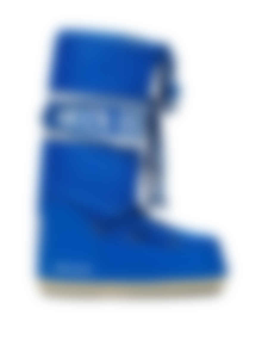 Moon Boot Navy Blue Icon Nylon Electric Blue Snow Boots