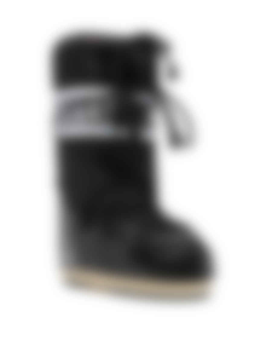 Moon Boot Black Icon Nylon Snow Boots