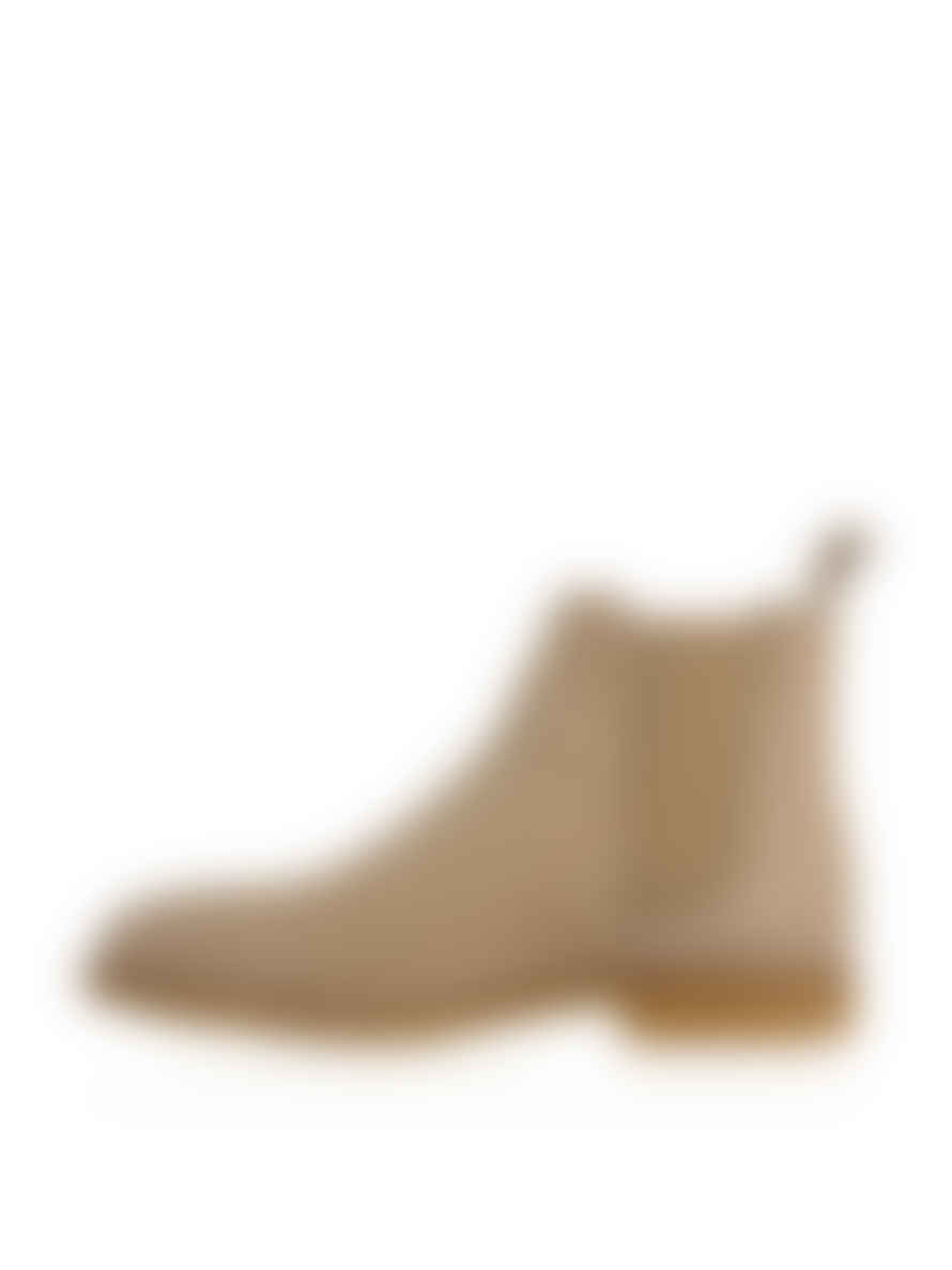 Mallet Beige Elmore Pebble Chelsea Boots