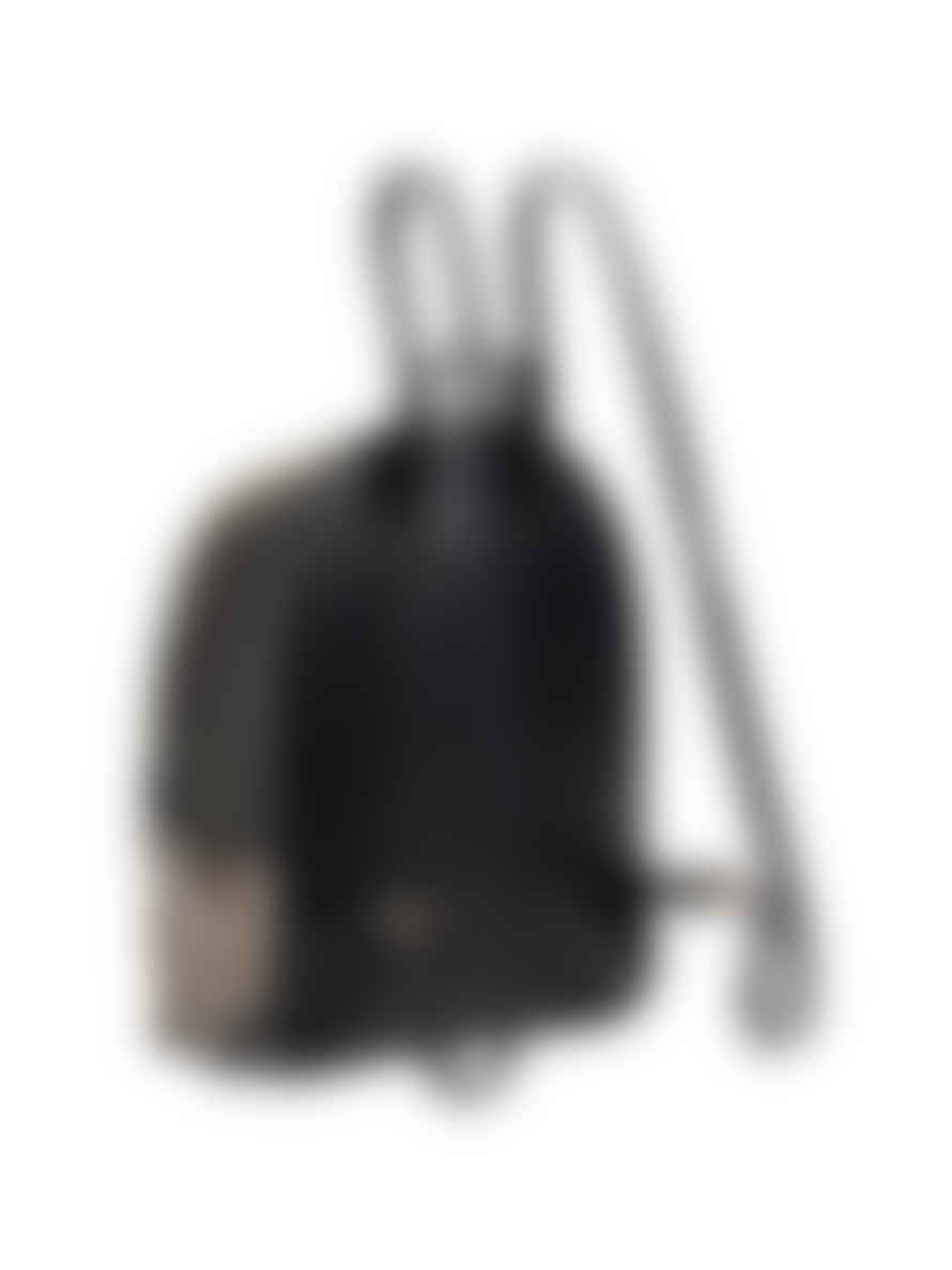 Michael Kors Black Adina Monogram Logo Backpack