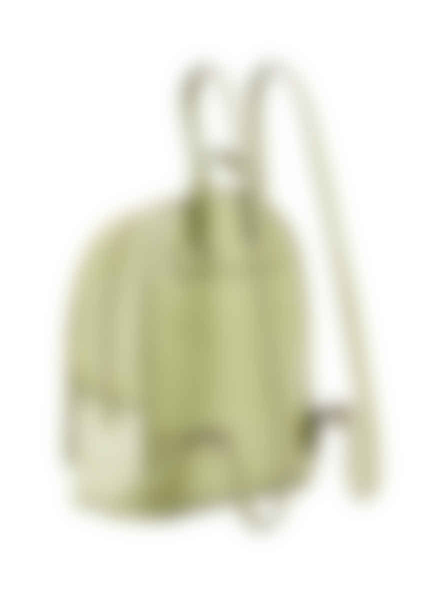 Michael Kors Green Adina Monogram Logo Backpack