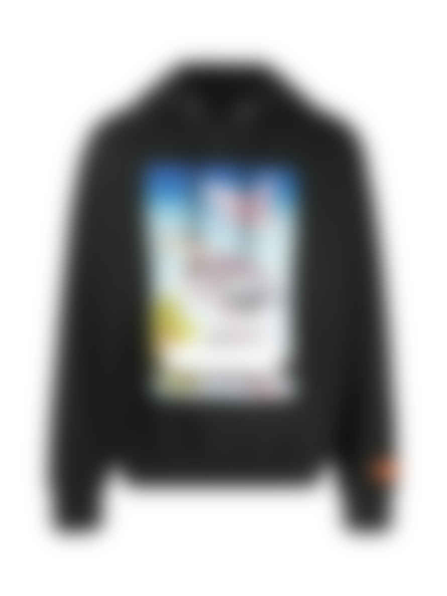 Heron Preston Black Heron Censored Logo Hoodie