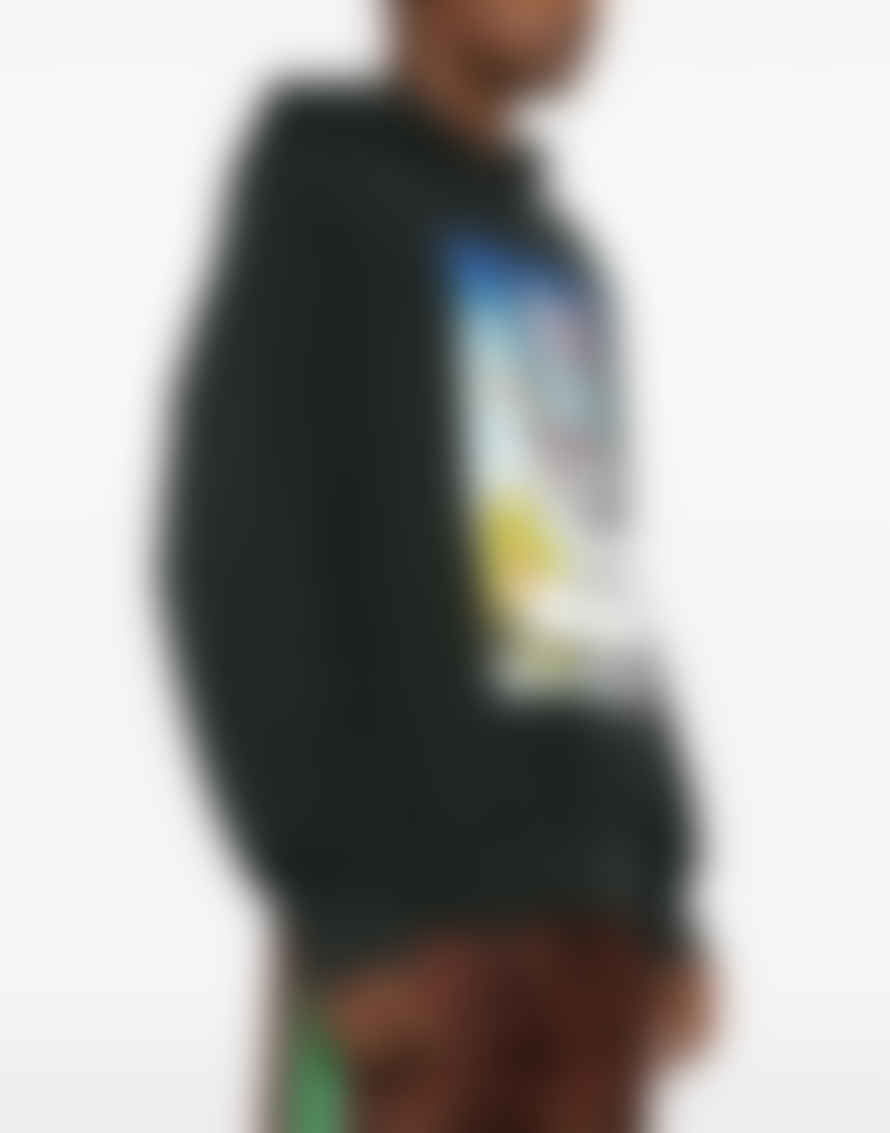 Heron Preston Black Heron Censored Logo Hoodie