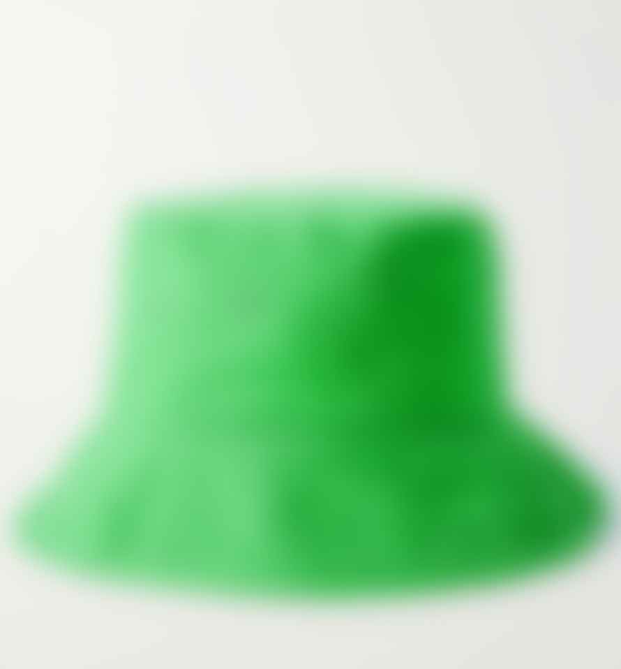 Acne Studios Green Bubble Logo Bucket Hat