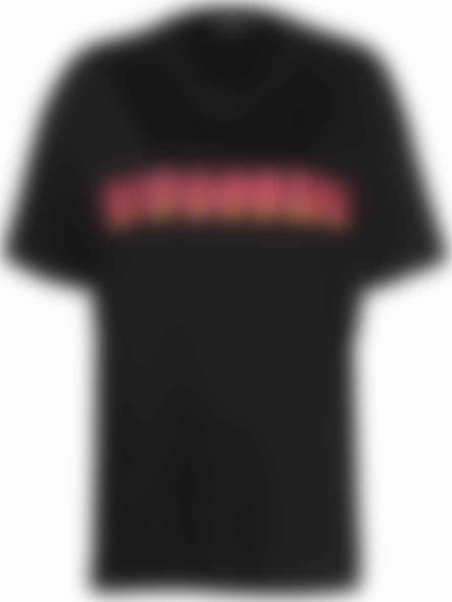 Dsquared2 Black Mirror Logo Oversize T Shirt