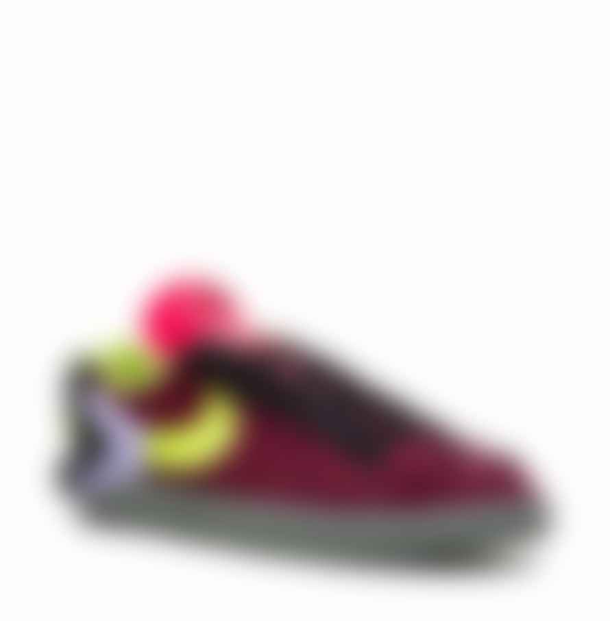 Nike Night Maroon and Lemon Venom Black Blazer Low X Acronym Sneakers