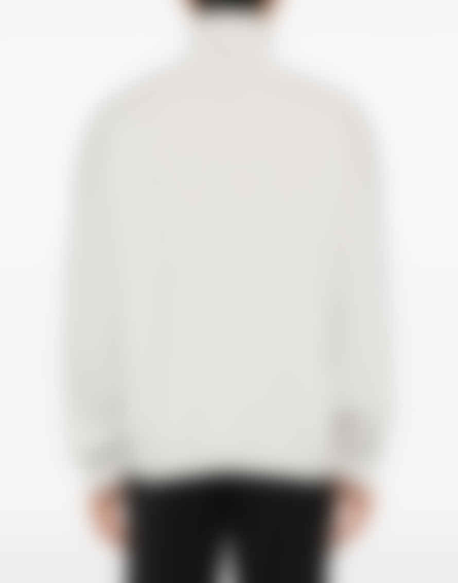 Maison Kitsune Fox Head Intarsia Logo Turtleneck Sweater