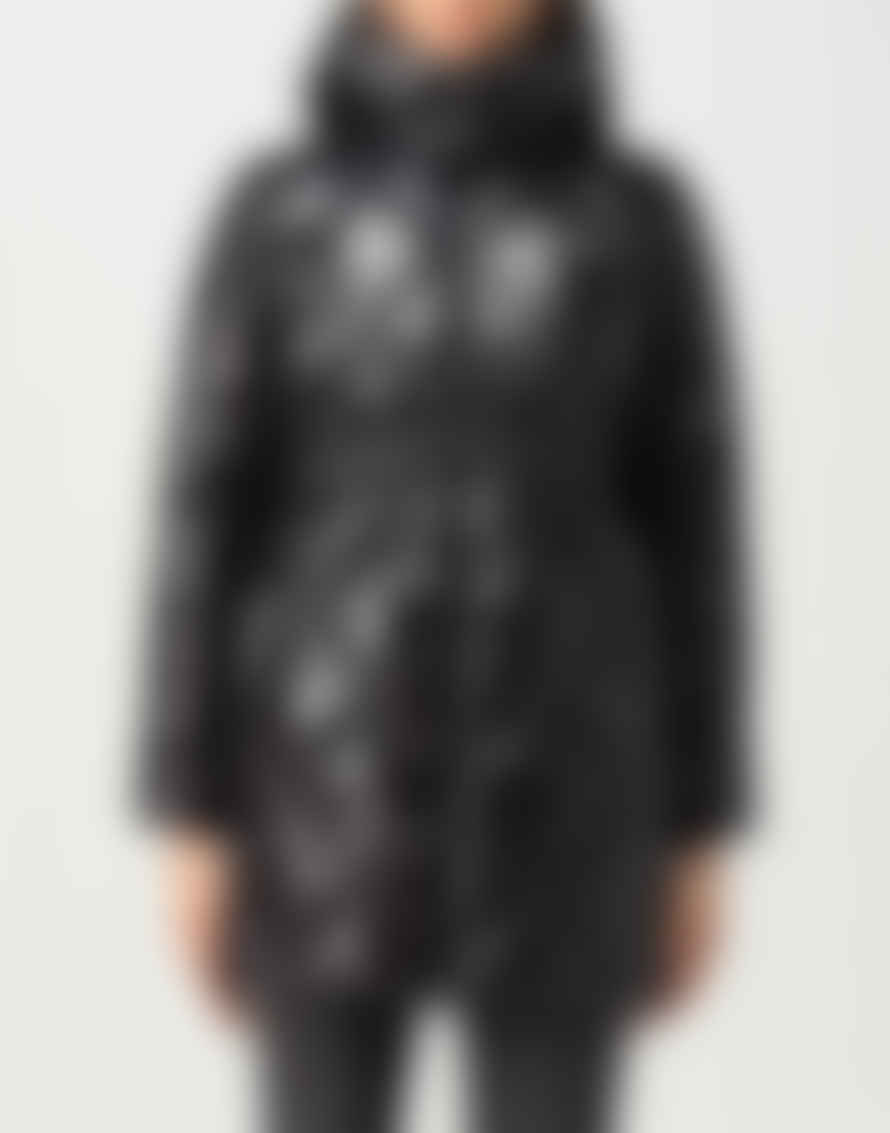 Duvetica Black Conza Long Down Jacket