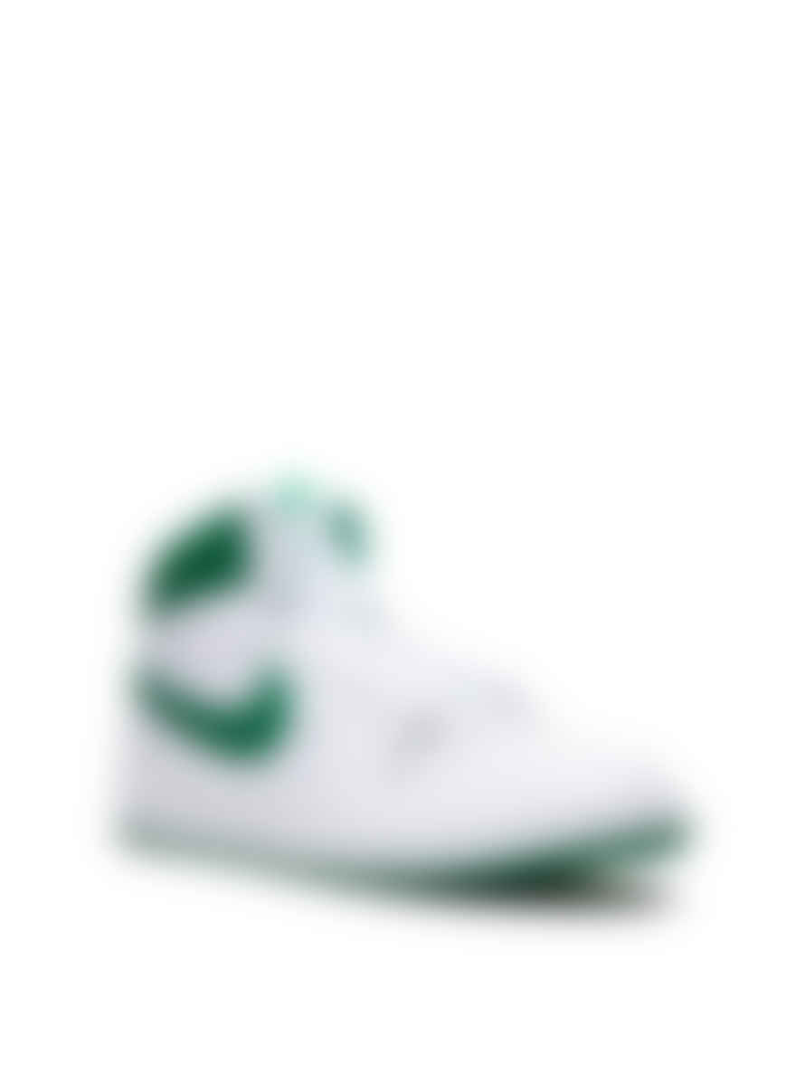 Nike White and Pine Green Jordan Air Ship SP Sneakers