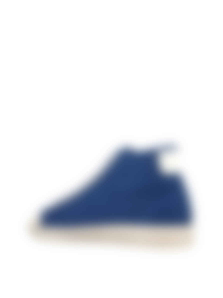 Saint Laurent Blue Sl 39 Court Classic Logo Mid Top Sneakers