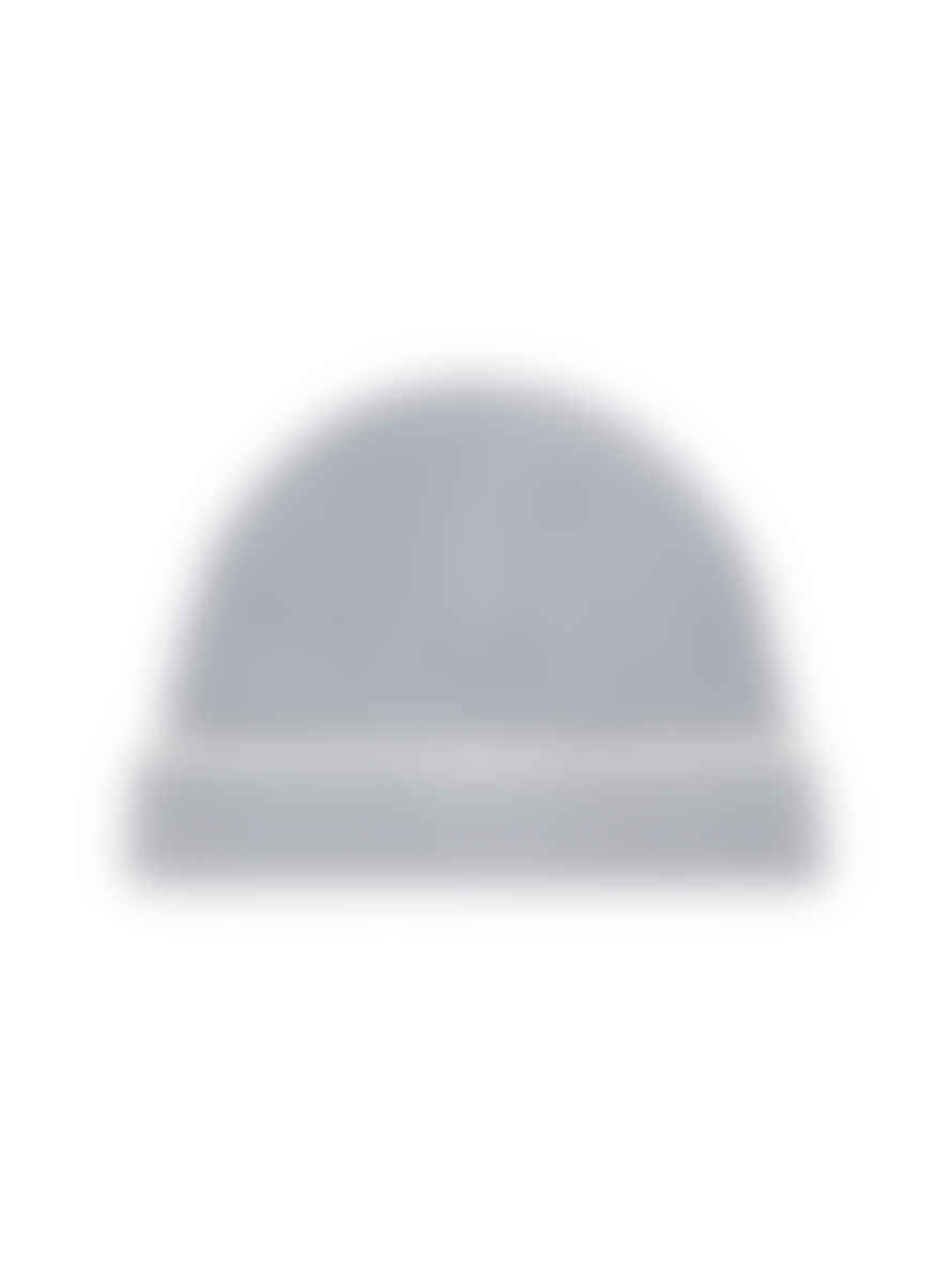 BRUNELLO CUCINELLI Small Grey Ribbed Beanie